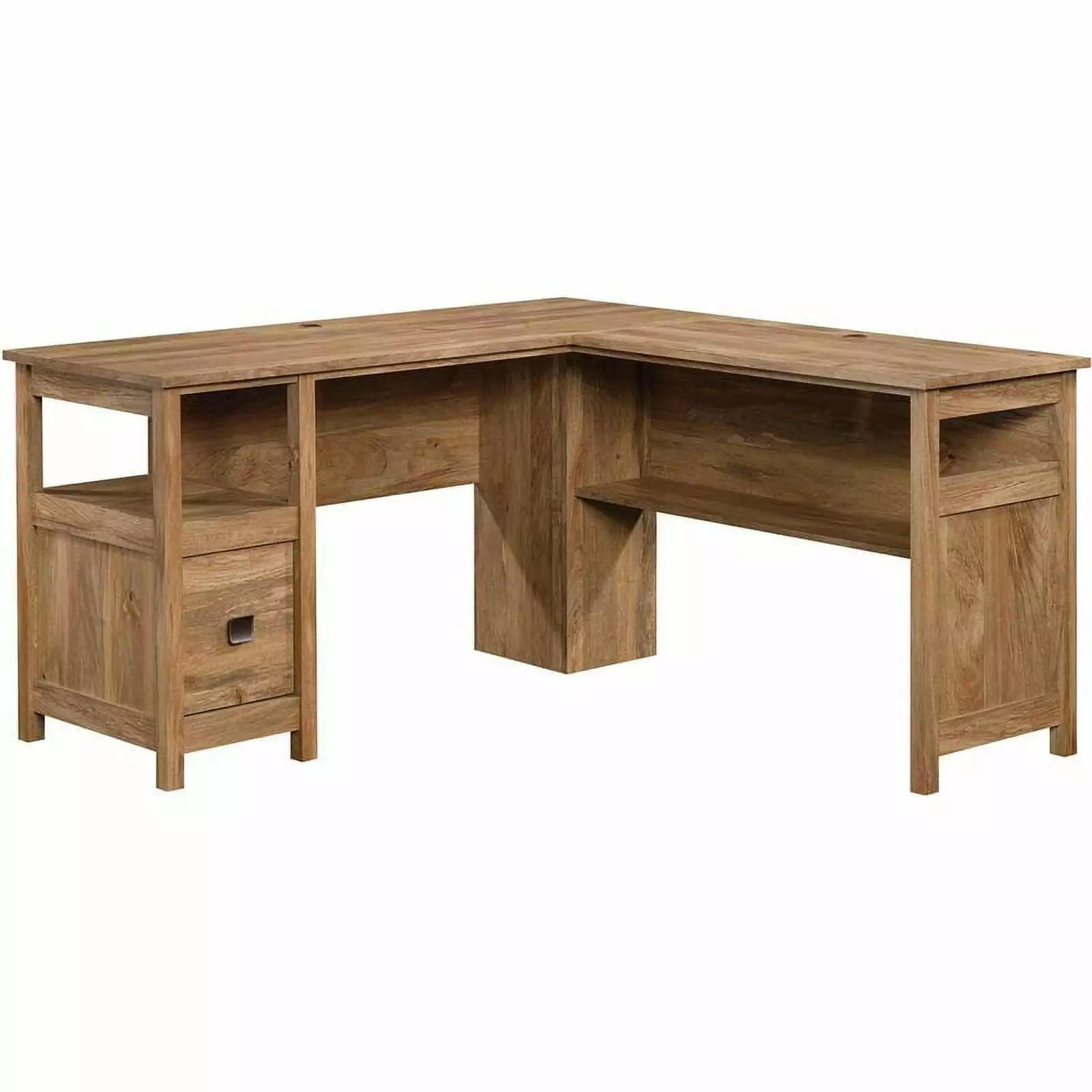 UrbanPro L Shaped Writing Desk Sindoori Mango Small Spaces