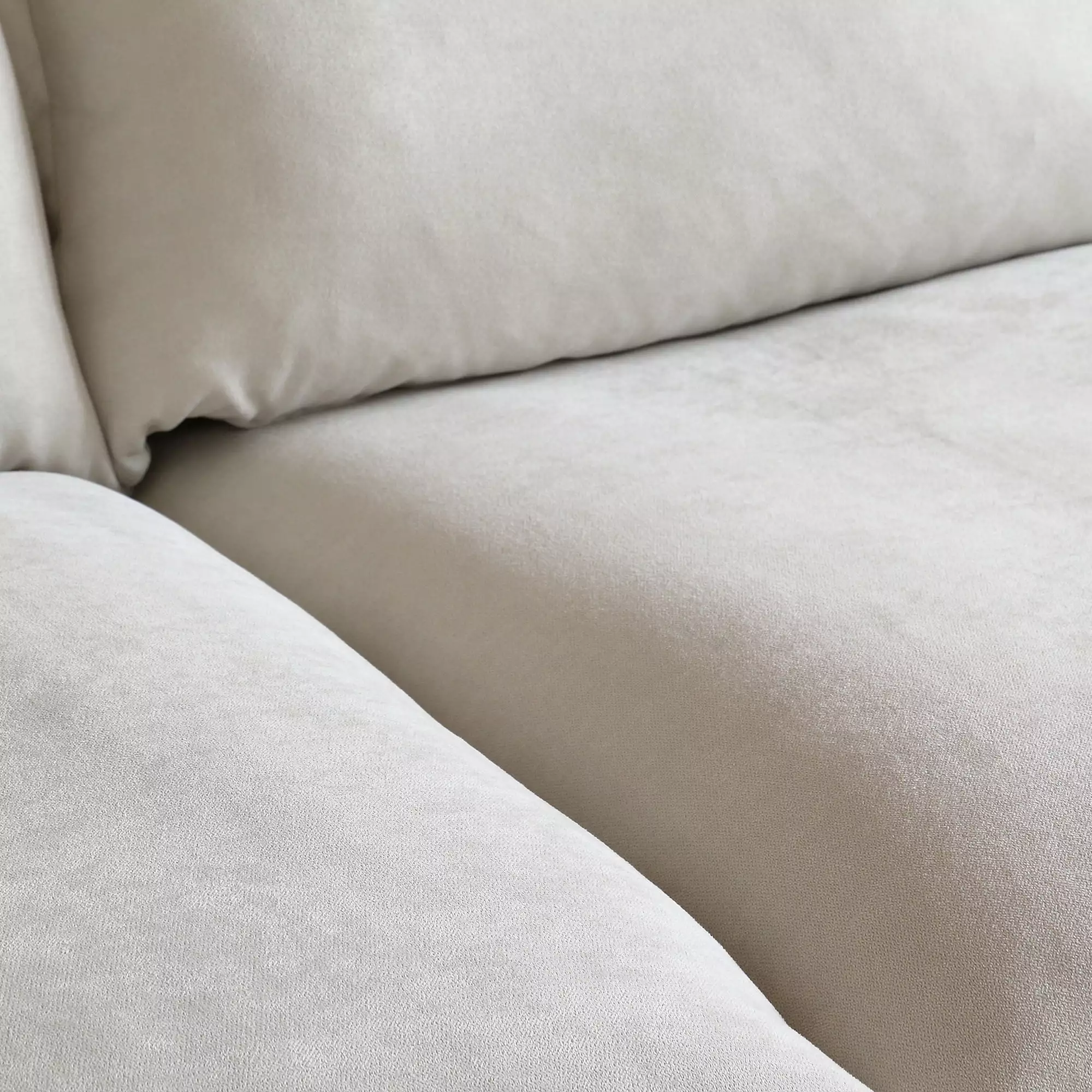 Sodrens Convertible Sectional Modular Sofa L-Shaped Linen Fabric Couch Ottoman Beige