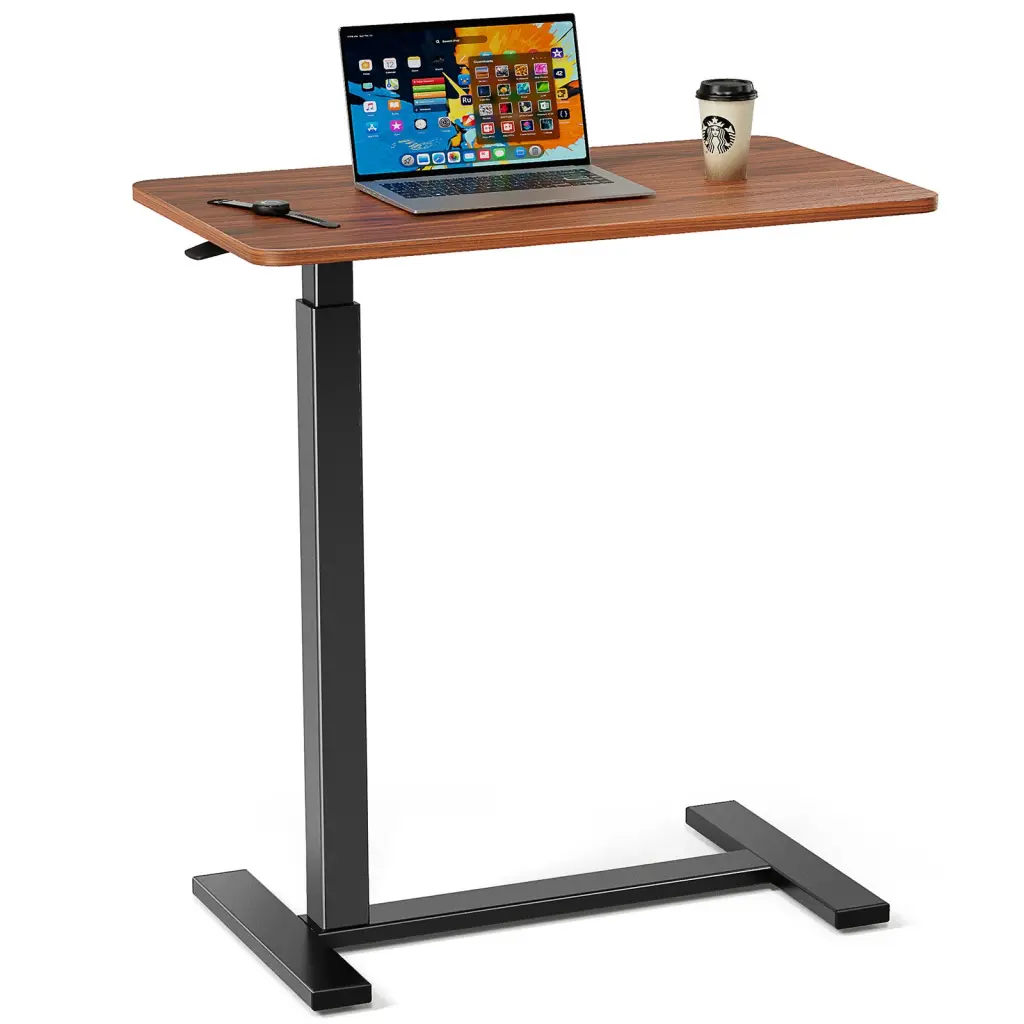 Adjustable Mobile Bed Desk Wheels Laptop or Computer Work w2201