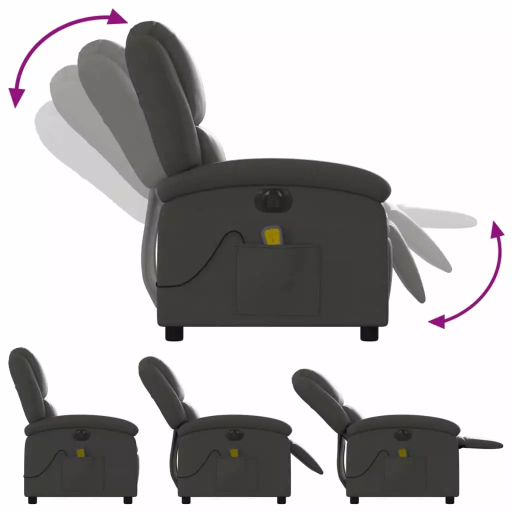 Andoer Parcel Chair Real Recliner 0313097c Leather Durable Comfortable Sofa