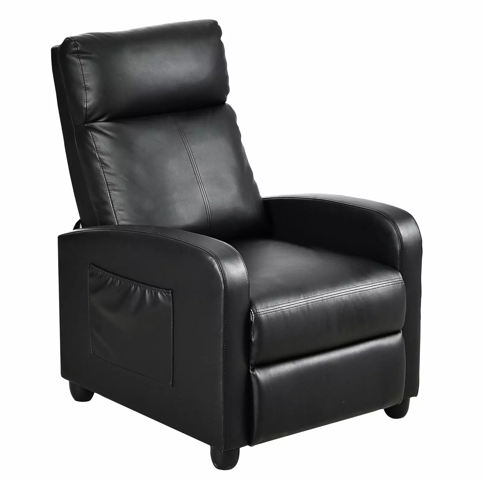 Recliner Chair PU Leather Adults Home Theater Seating Lumbar Support Living Room Sofa Yone jx je