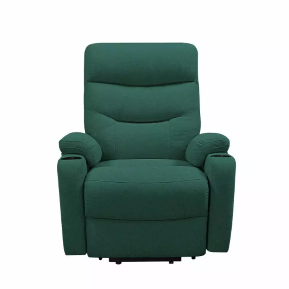 Liyasi Electric Power Lift Recliner Chair Massage and Heat Elderly Green YRWL