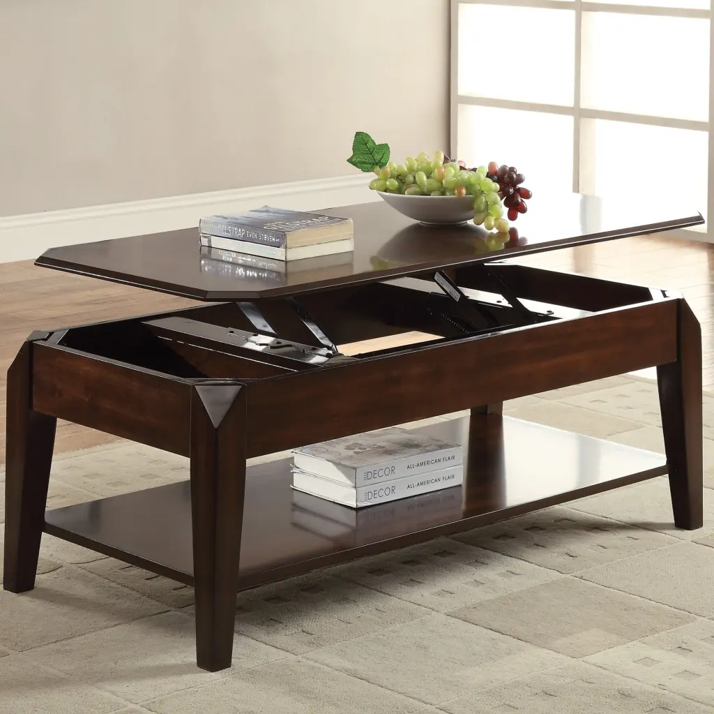 Walnut Coffee Table Lift Top Living Room Walnut and Poplar furniture max