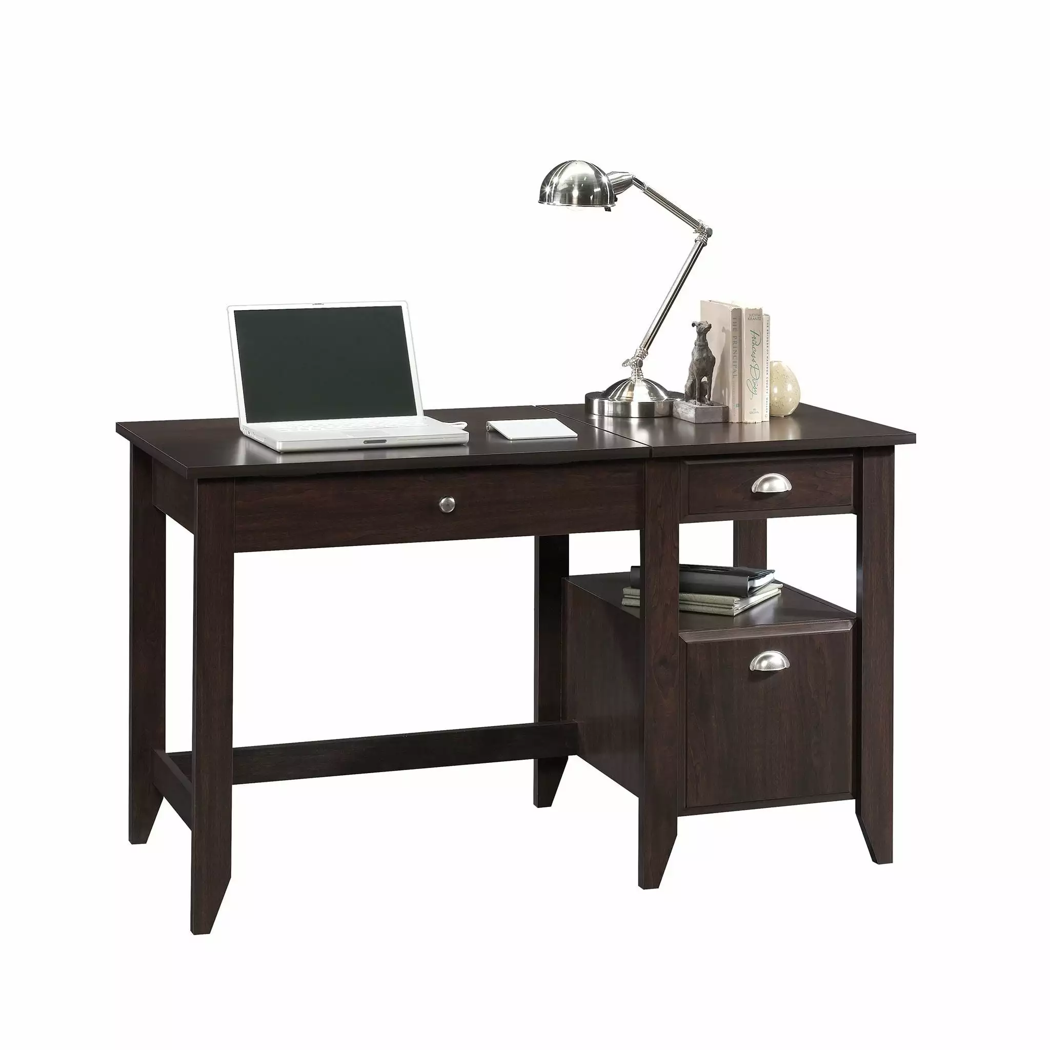 CasaSole 53 Wide Lift-top Desk - Jamocha Wood Home Office Desk