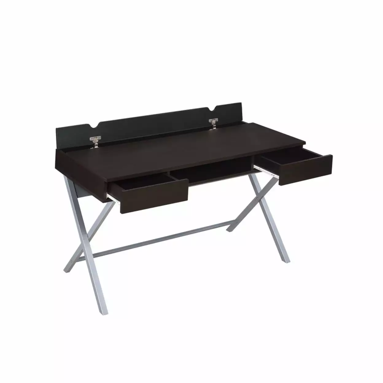 Olsen Lift Top Storage Connect-it Desk Cappuccino Space Saving Home Office Coaster Company
