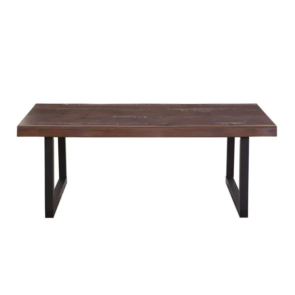 Jennings Live Edge Cocktail Table Brown Wood Coffee Table steve silver furniture
