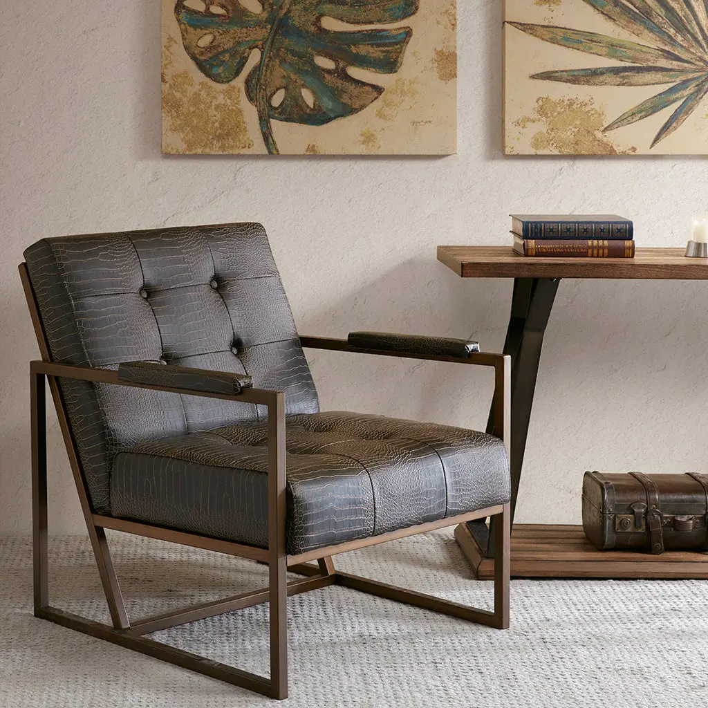 Lounge Chair Chocolate Wood Finish jla
