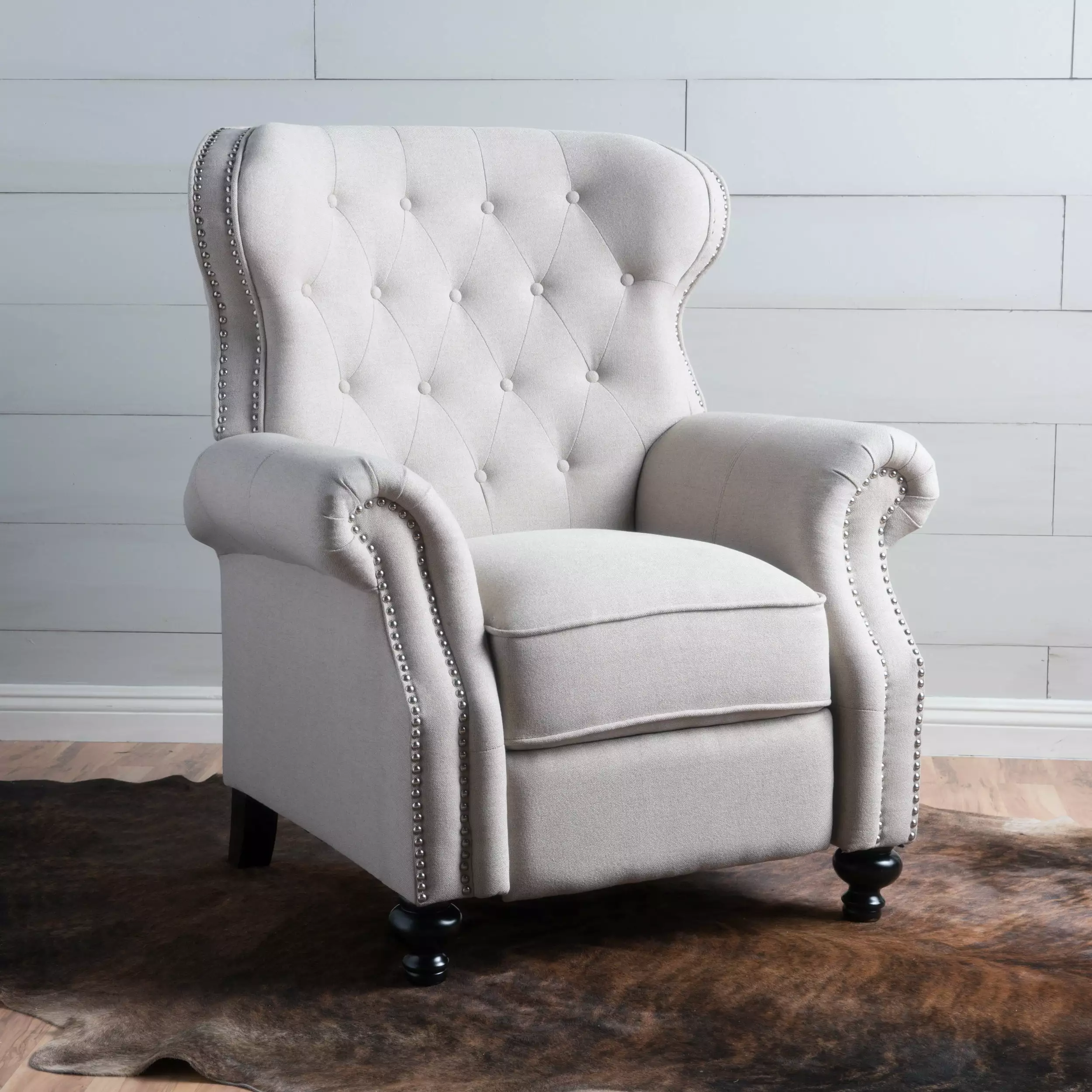 Push Rack Recliner Wheat Color Jamini