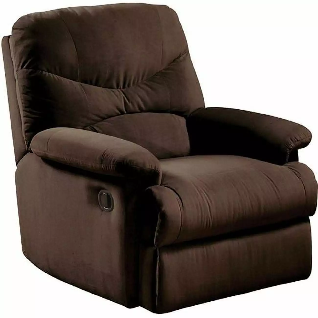 Upholstered Motion Recliner Chocolate - Comfortable Living Room Chair KD Estanteria
