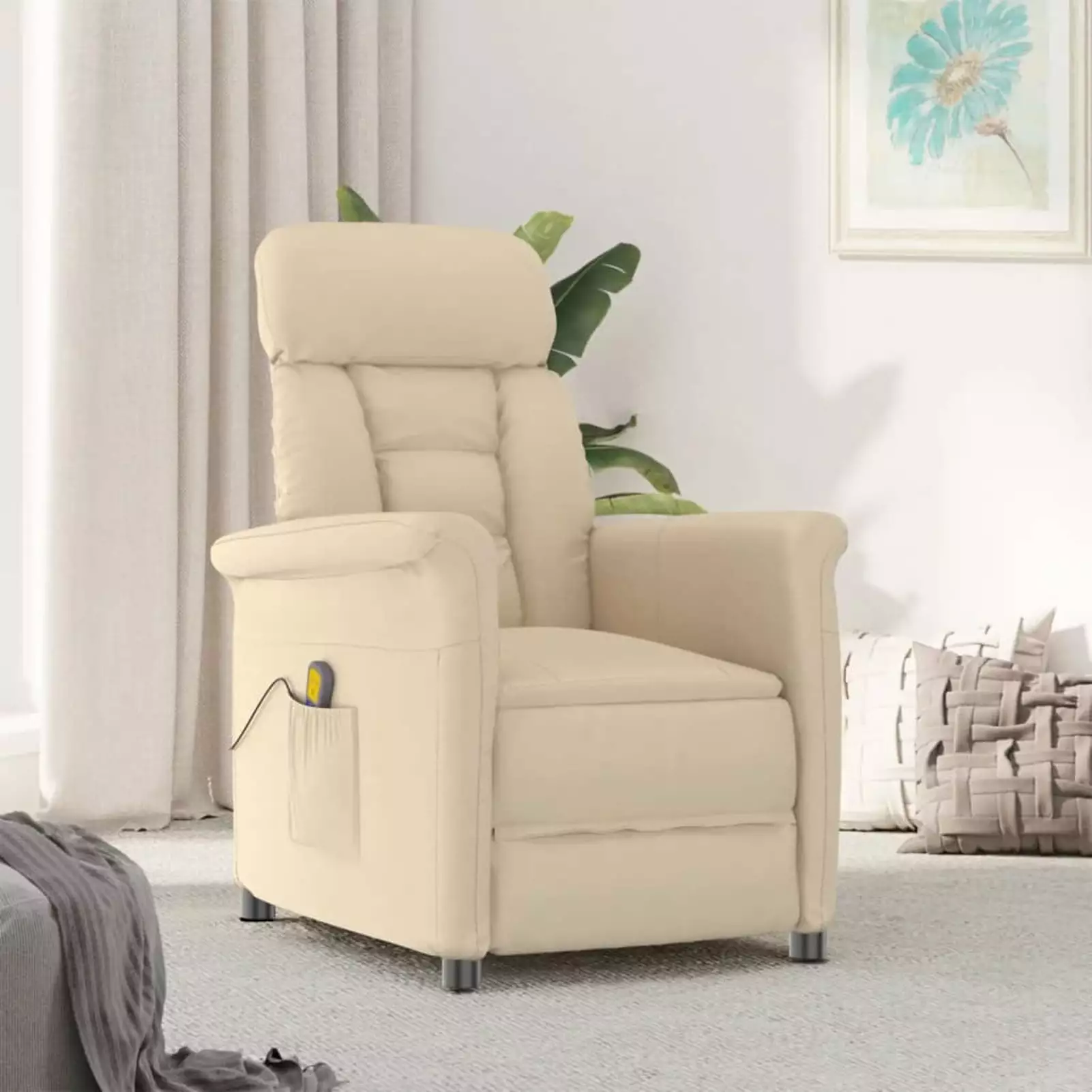 Aibecy Massage Recliner Faux Suede Leather