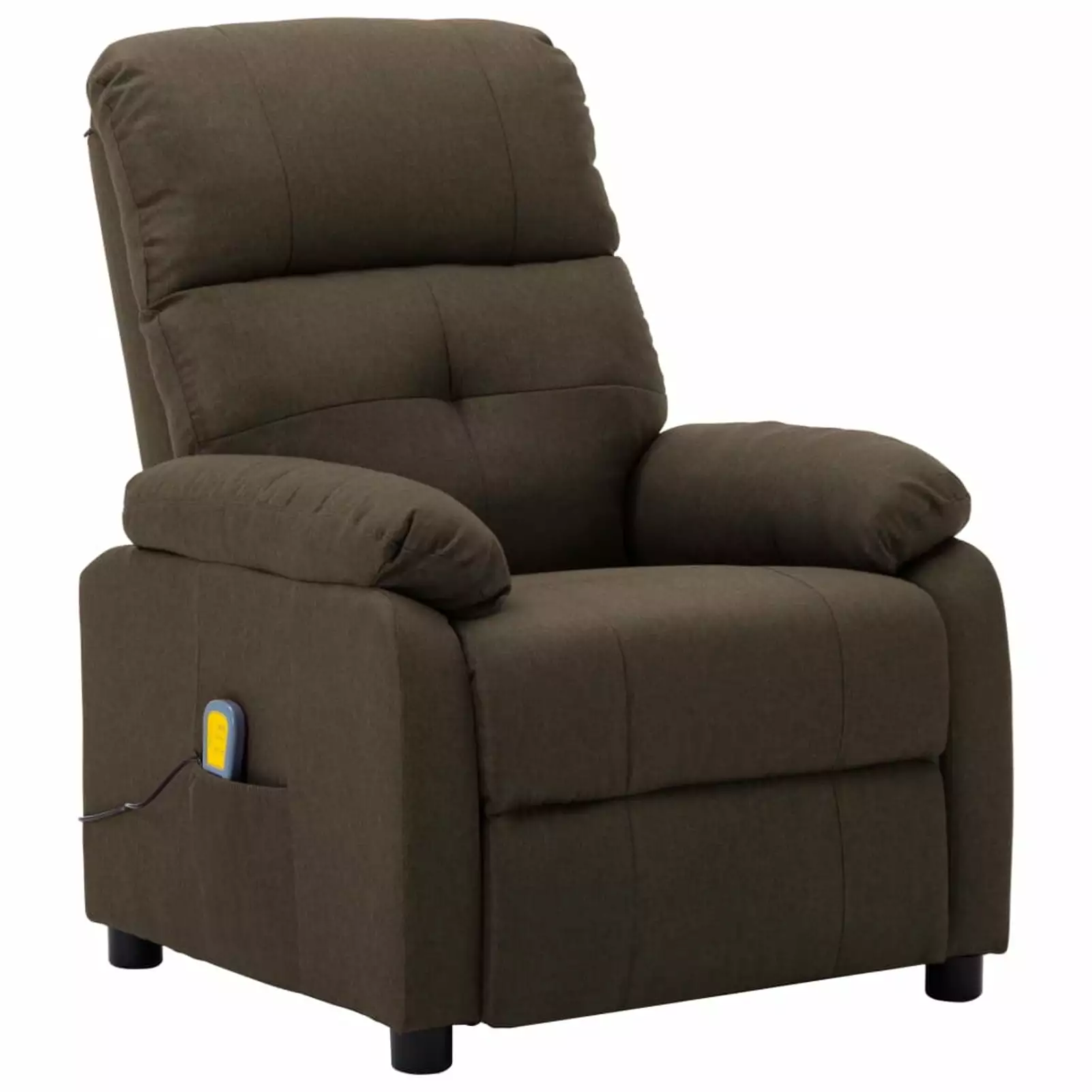 ametoys Massage Recliner Chair Brown Fabric Living Room Comfort Aibecy