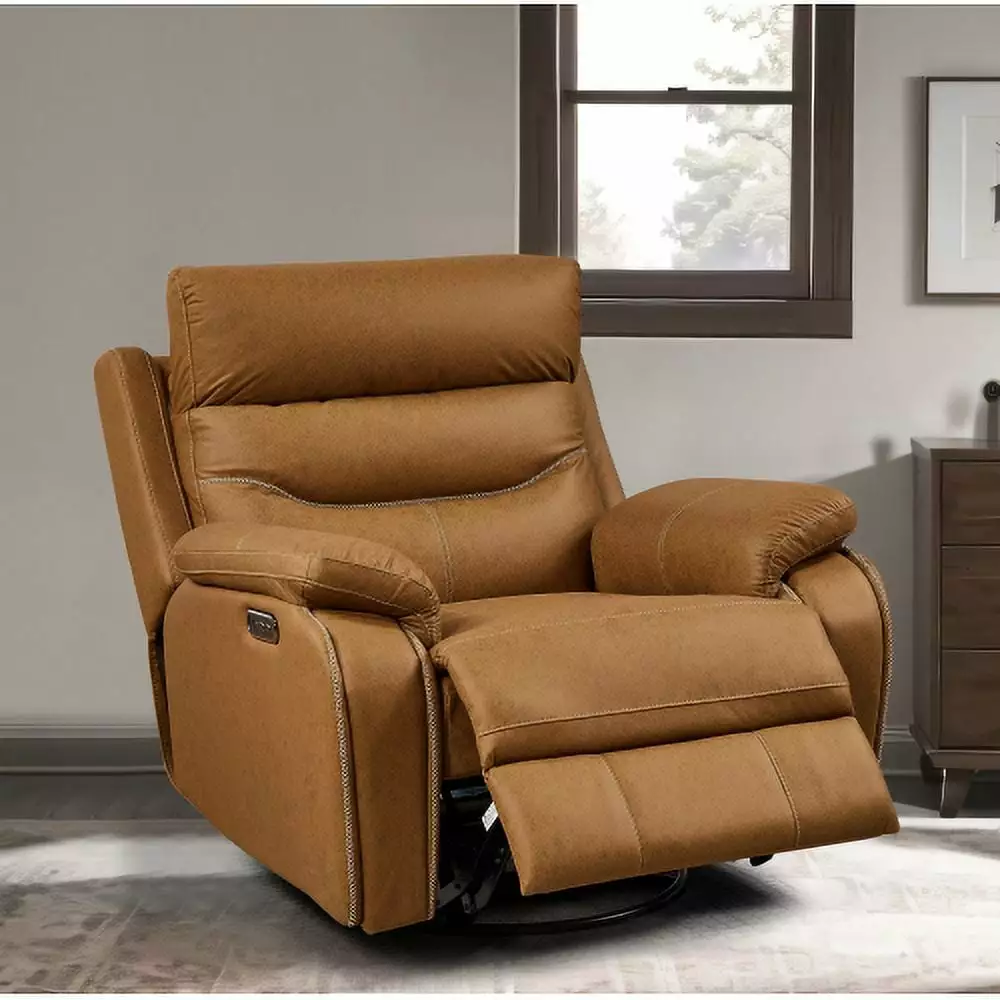 21seat Width Large Size Electric Power Lift Recliner Chair Elderly - 8 Point Vibration Massage and Lumbar Heat - Cozy Fabr...