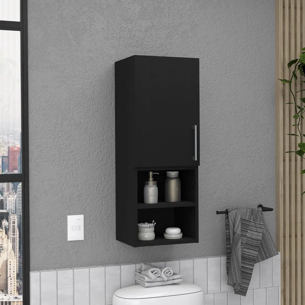 Medicine 31 Inches Single Door Cabinet Two External Shelves and Two Interior Shelves rta mubles colombia