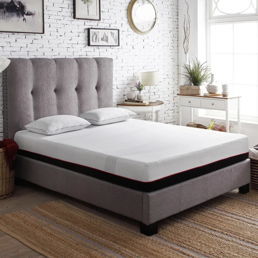 10 Inch Regen Cooling Copper Infused Memory Foam Adult Mattress Cal King bridgevine home