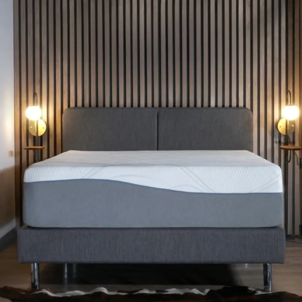 Queen Size Kruger 14 Inch Cooling Gel Memory Foam Mattress brn sleep products