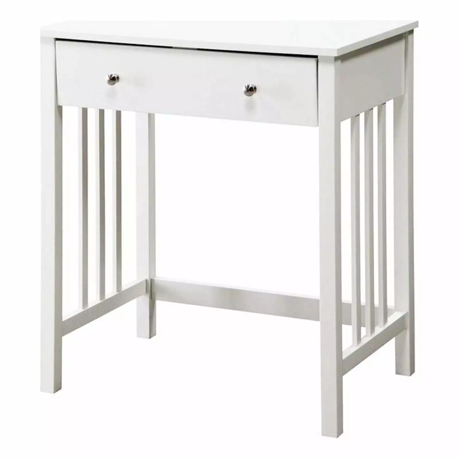Scranton & Co 26 Traditional Birch Veneer Wood Mission Desk White