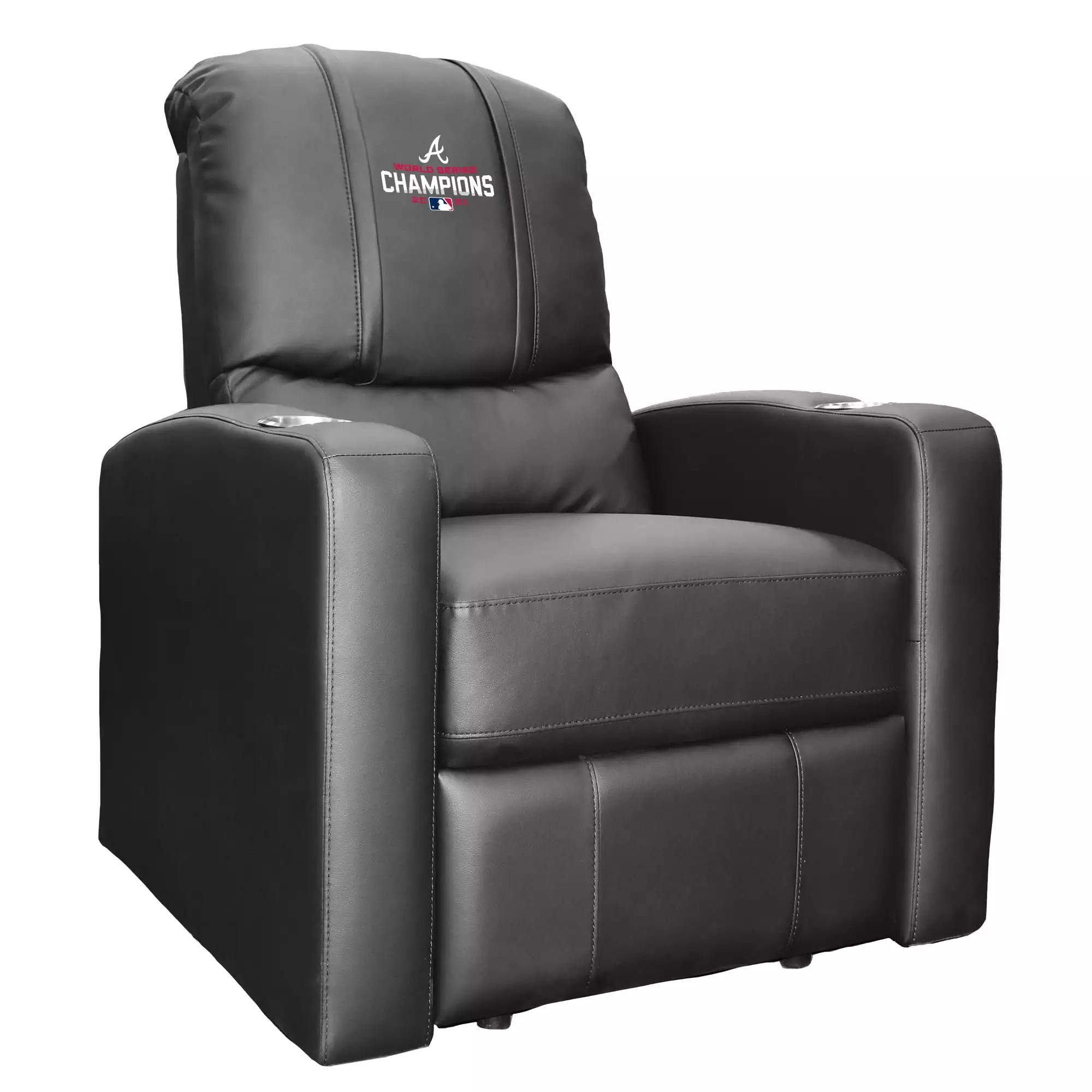 Black Atlanta Braves 2021 World Series Champions Stealth Manual Recliner DreamSeat