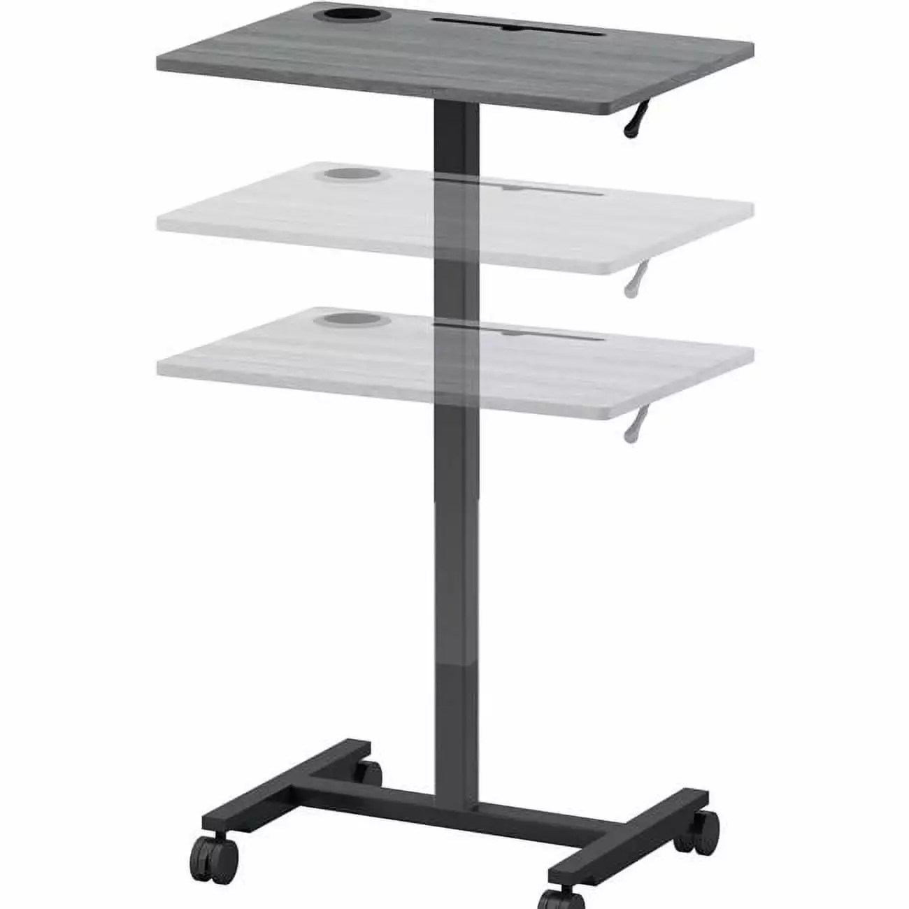 Lorell Height-adjustable Mobile Desk Office and Home Use