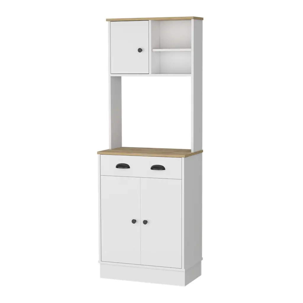 Harlan Kitchen Island Counter Height Table 3 Side Shelves rta mubles colombia
