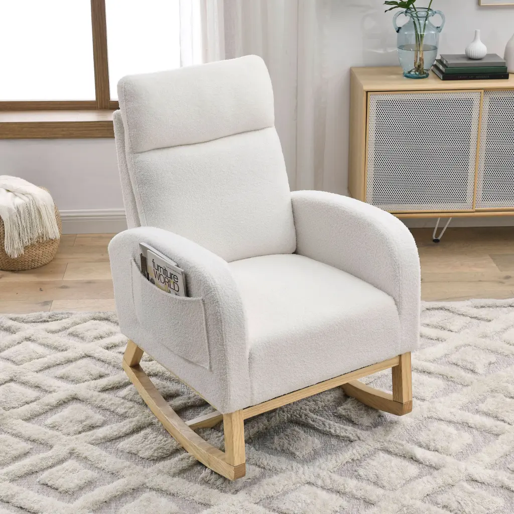 Welike 27.6 Inch Modern Accent High Backrest Living Room Lounge Armchair welike furniture