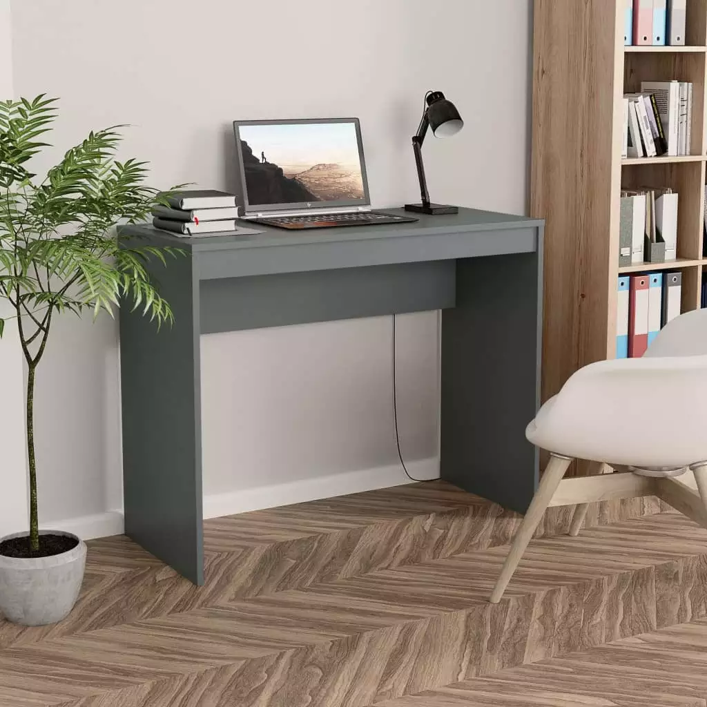 Dcenta Stylish Computer Desk Chipboard PC Laptop Writing Desk Multifunctional Home Office