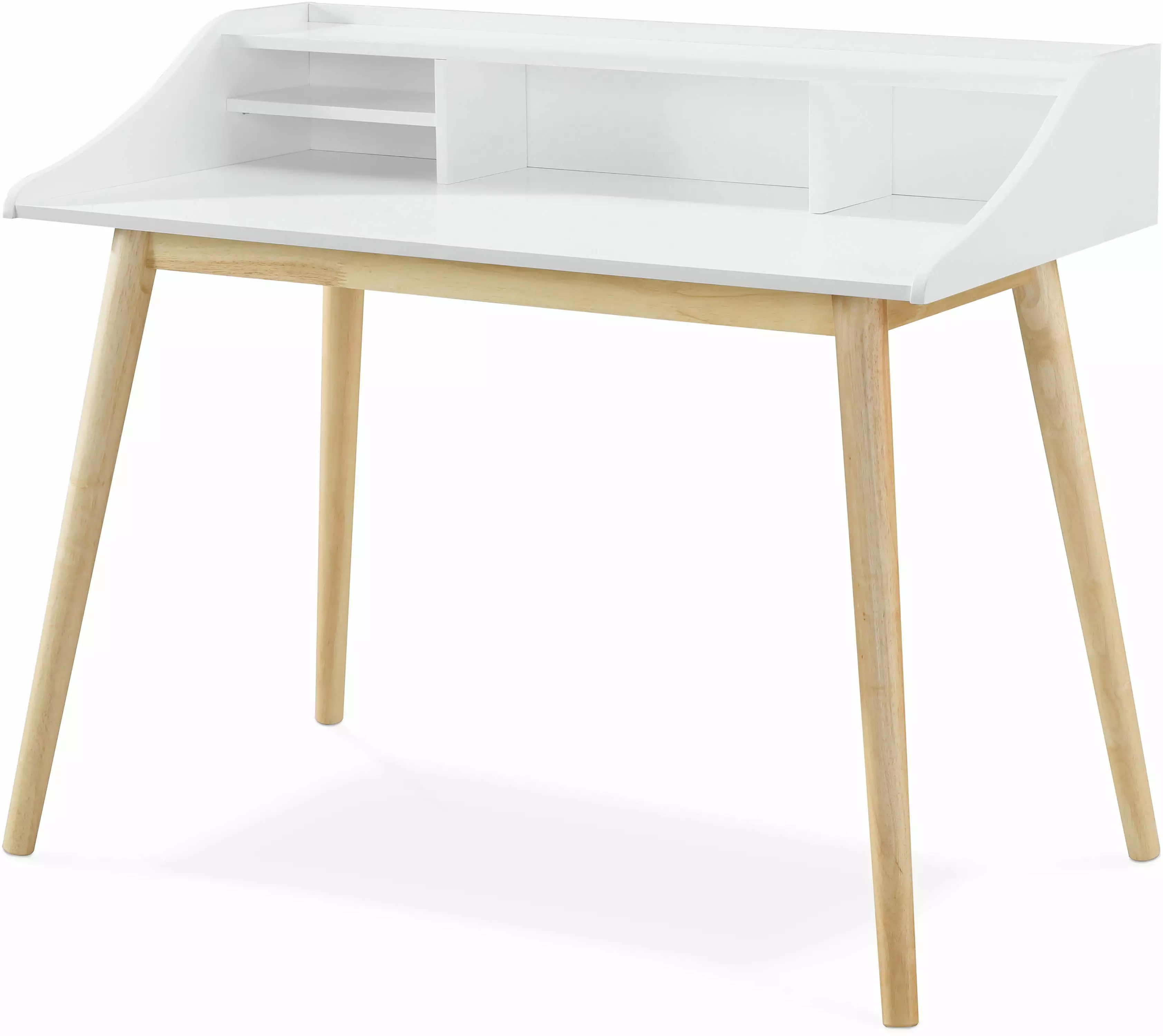 Adore Decor Alton Desk White Modern Home Office