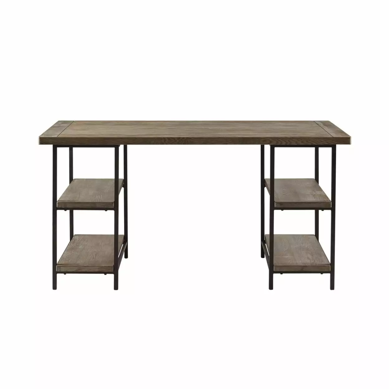Madison Park Cirque 60 Engineered Wood and Metal Cirque Desk Gray OLLIIX