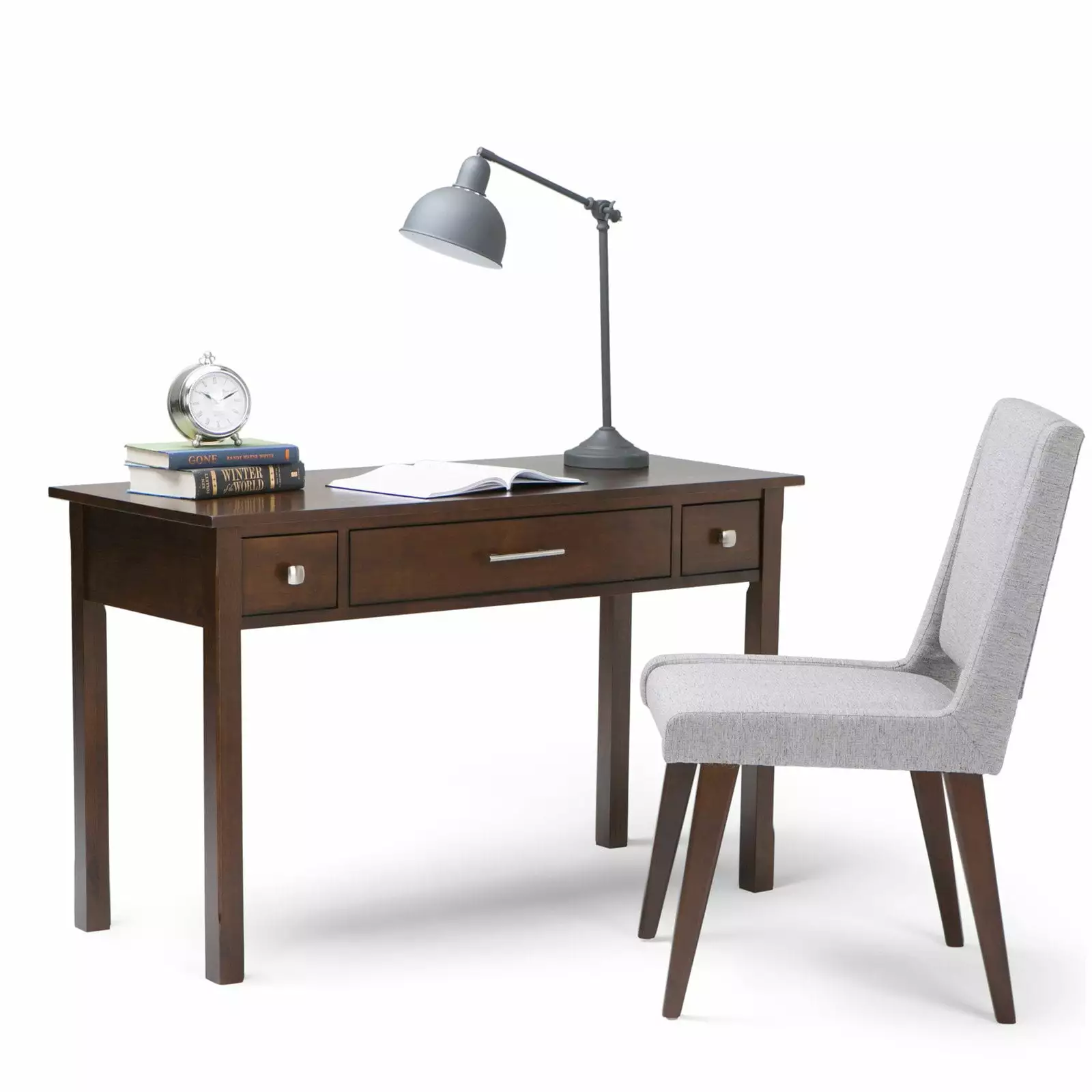 Simpli Home AXCAVA008 Avalon Office Desk Modern Workstation