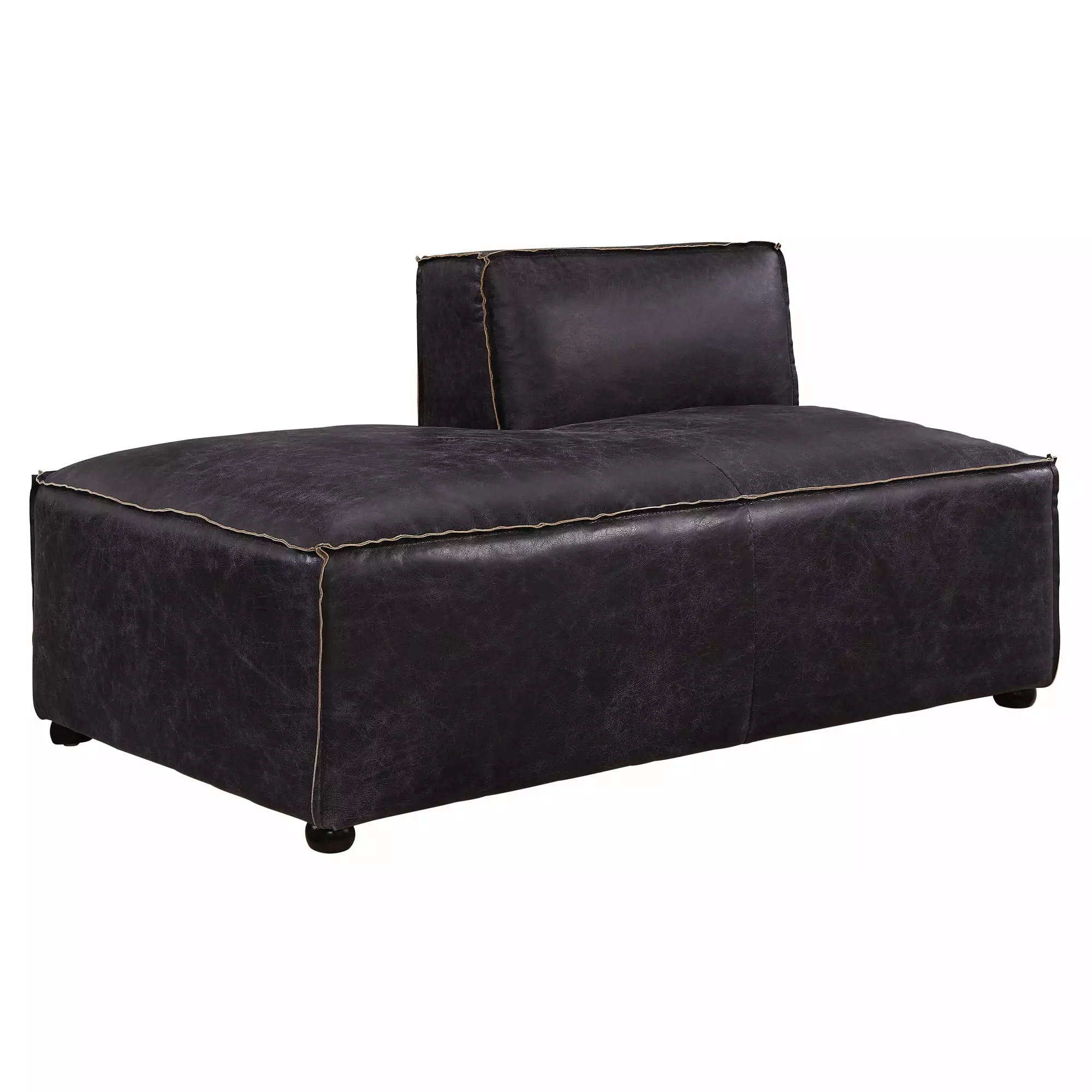 ACME Birdie Modular Armless Chaise Sofa Antique Slate Living Room Acme Furniture