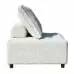 Capri Outdoor Modular Sofa Beige Aluminum Structure Waterproof Fade-Resistant Sofa Cover