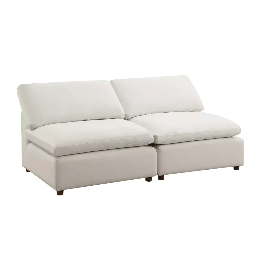 DeeHome Modern Modular Sectional Sofa Set Self-Customization Design White