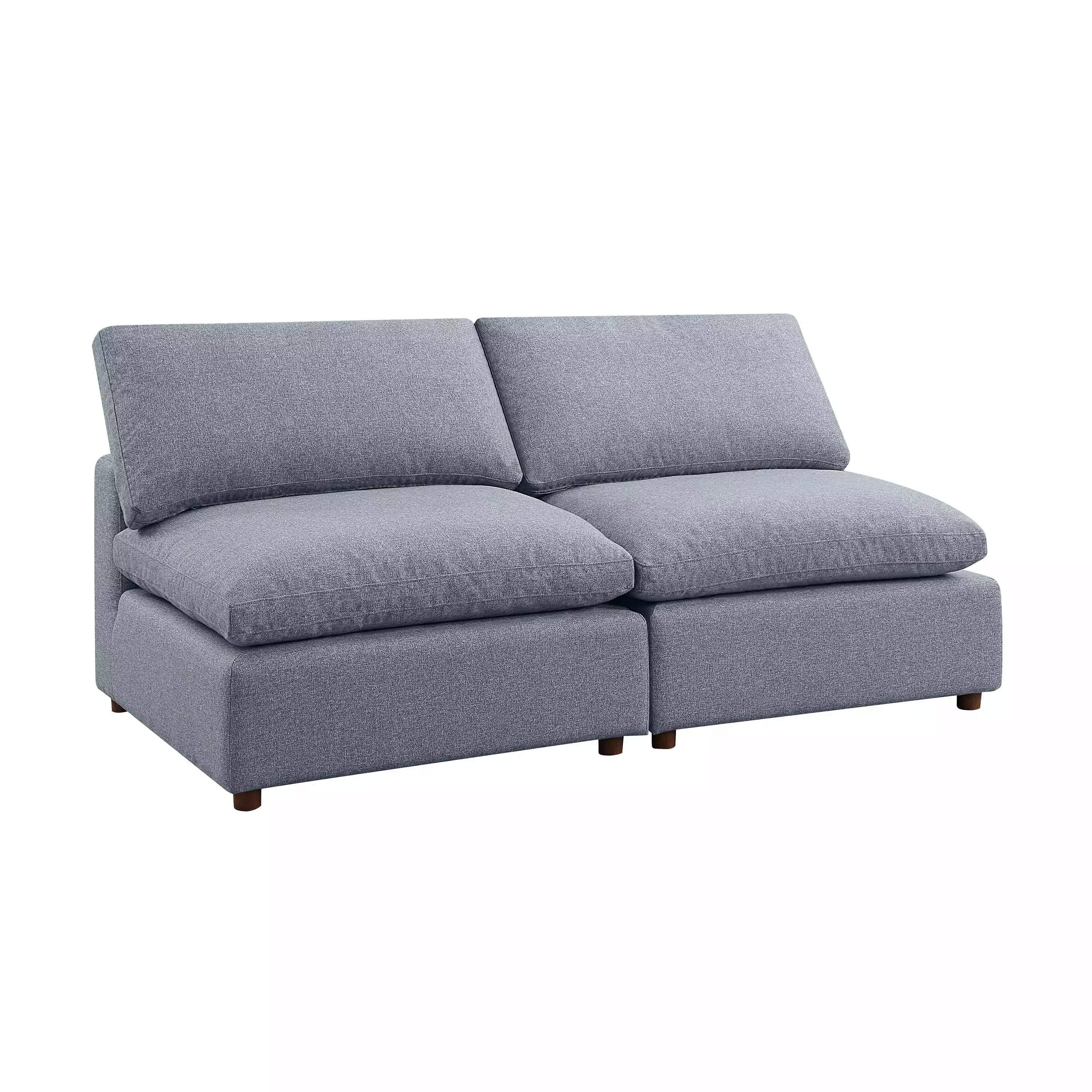 DeeHome Modern Modular Sectional Sofa Set Self-Customization Design Grey