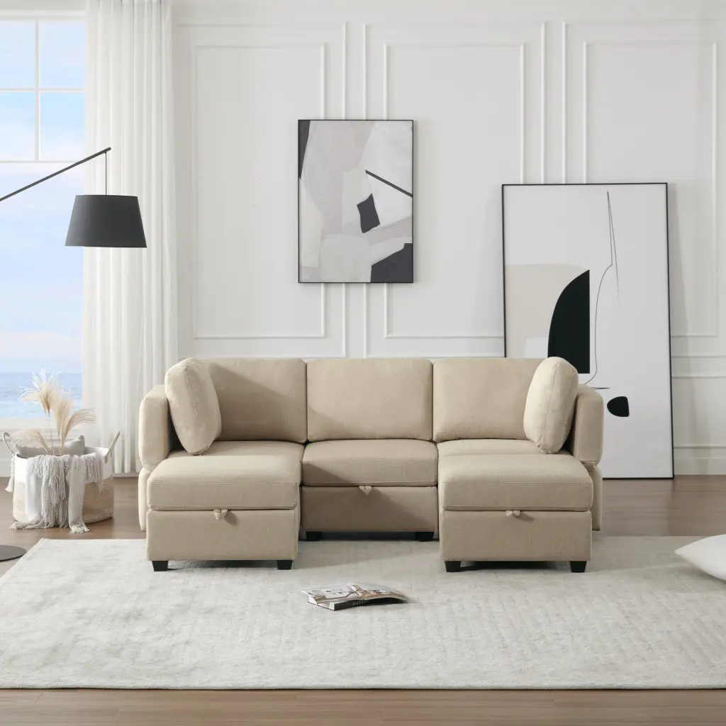 Reversible Sectional Sofa Modern Modular Sectional Couch Chaise ui furniture