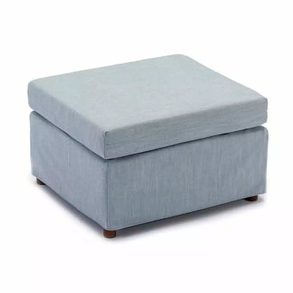 Light Blue Movable Ottoman Modular Sectional Sofa Removable Washable Cushion Covers Goldmeet