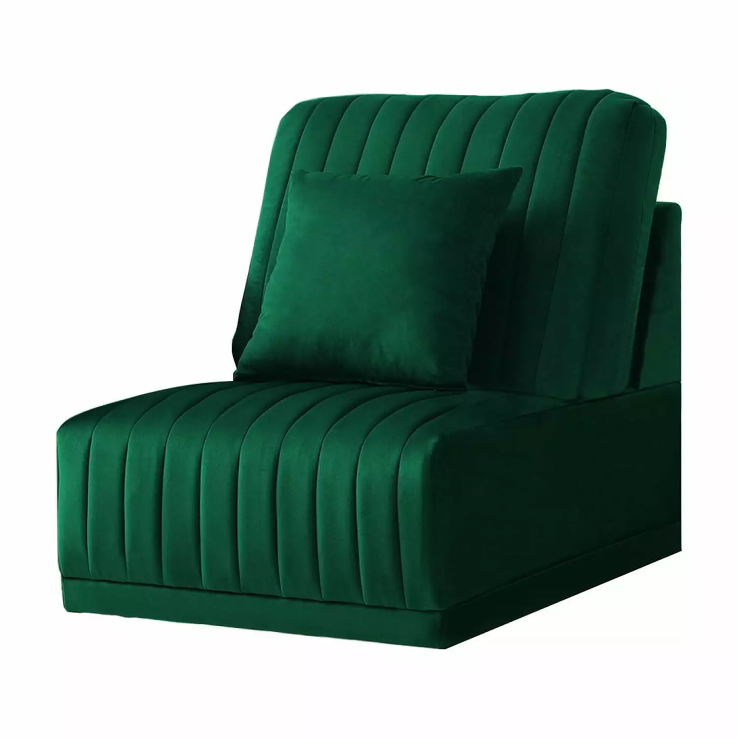 Miekor Furniture Green Modular Sofa Without Armrests Custom Sectional Configurations BS3668