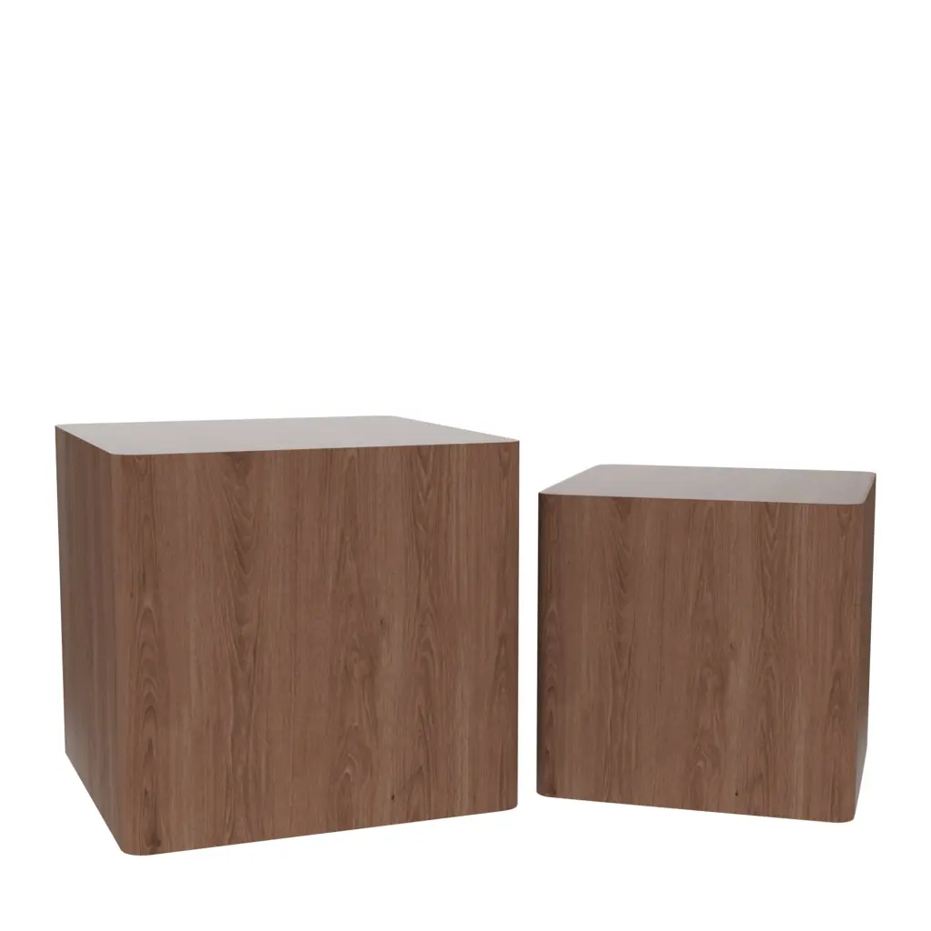 MDF Nesting Table Set Side Table Coffee Table End Table Living Room justone interior