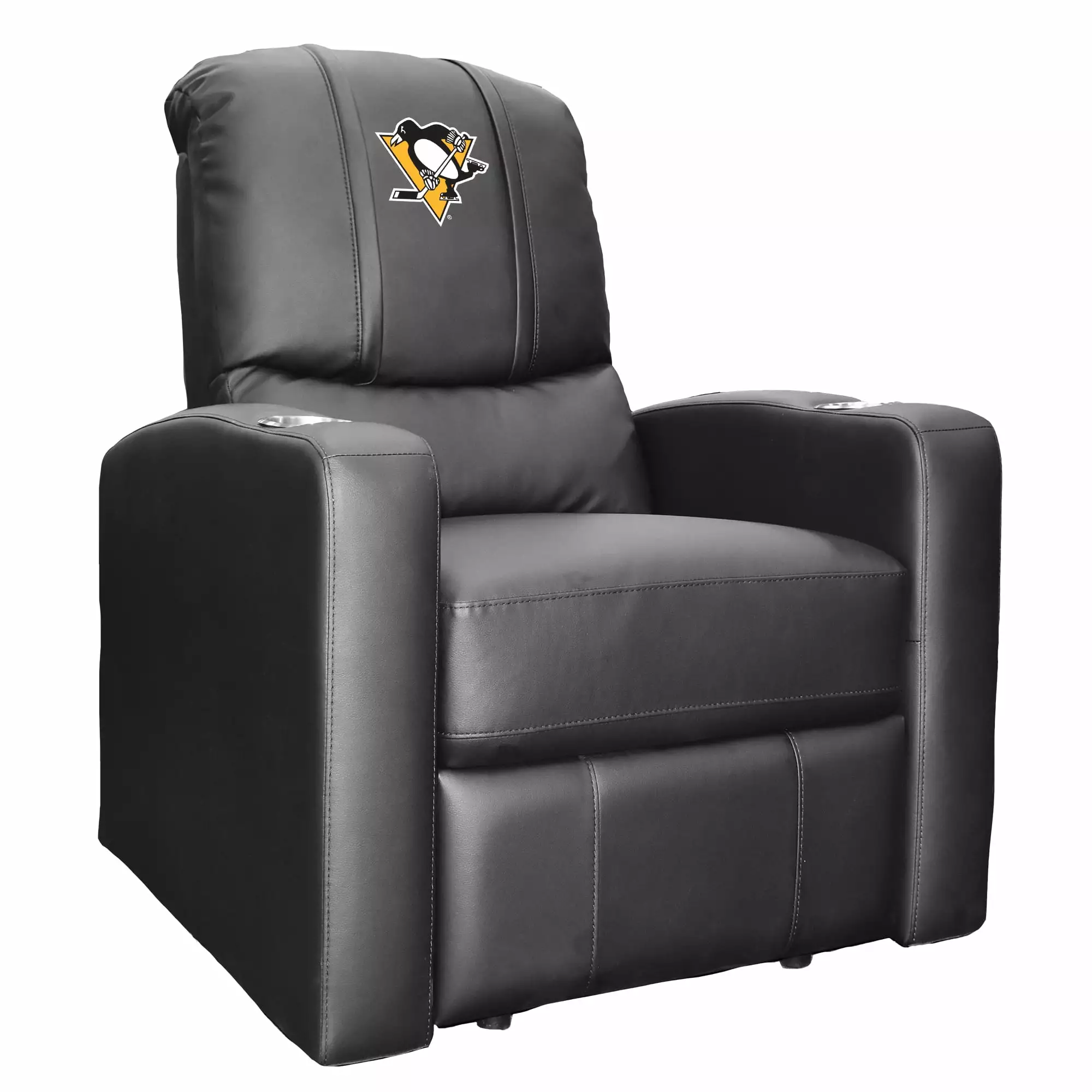 DreamSeat Pittsburgh Penguins Team Stealth Recliner - NHL Themed Comfort Chair