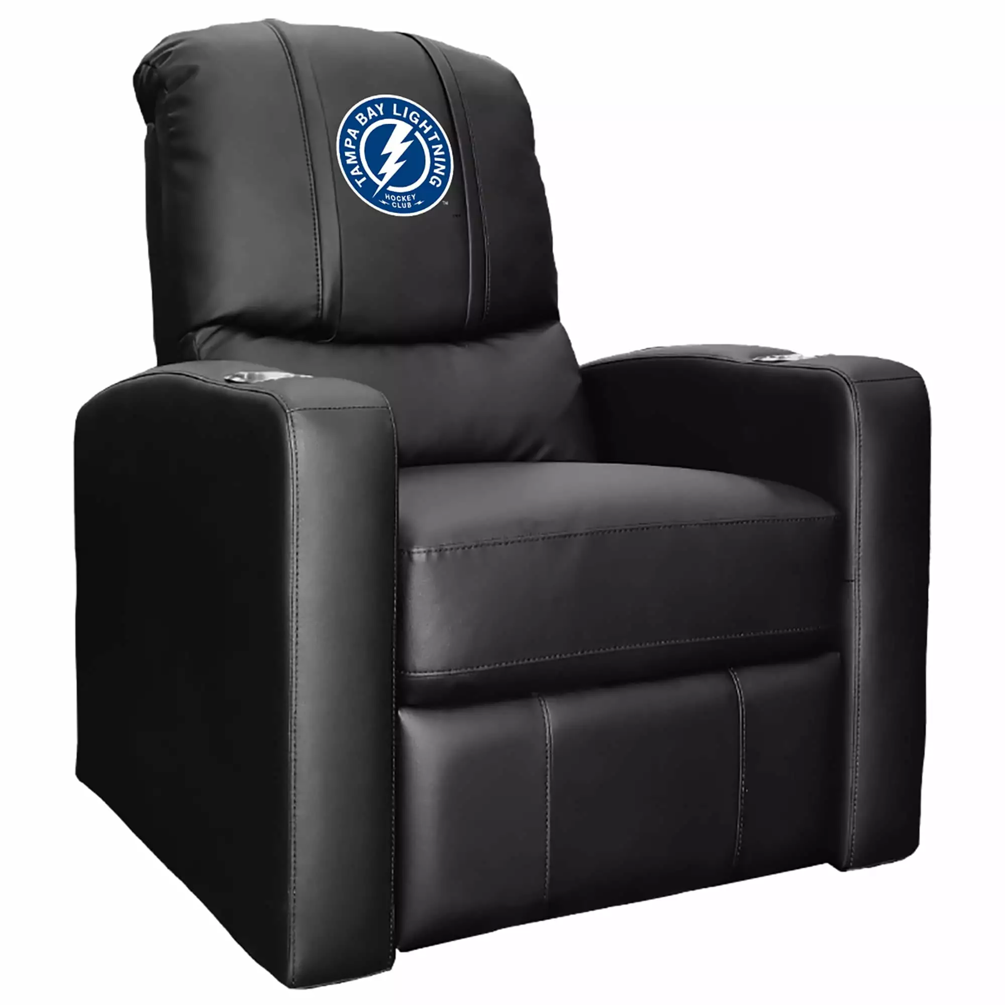 Black Tampa Bay Lightning Logo Stealth Manual Recliner - NHL Fan Chair DreamSeat