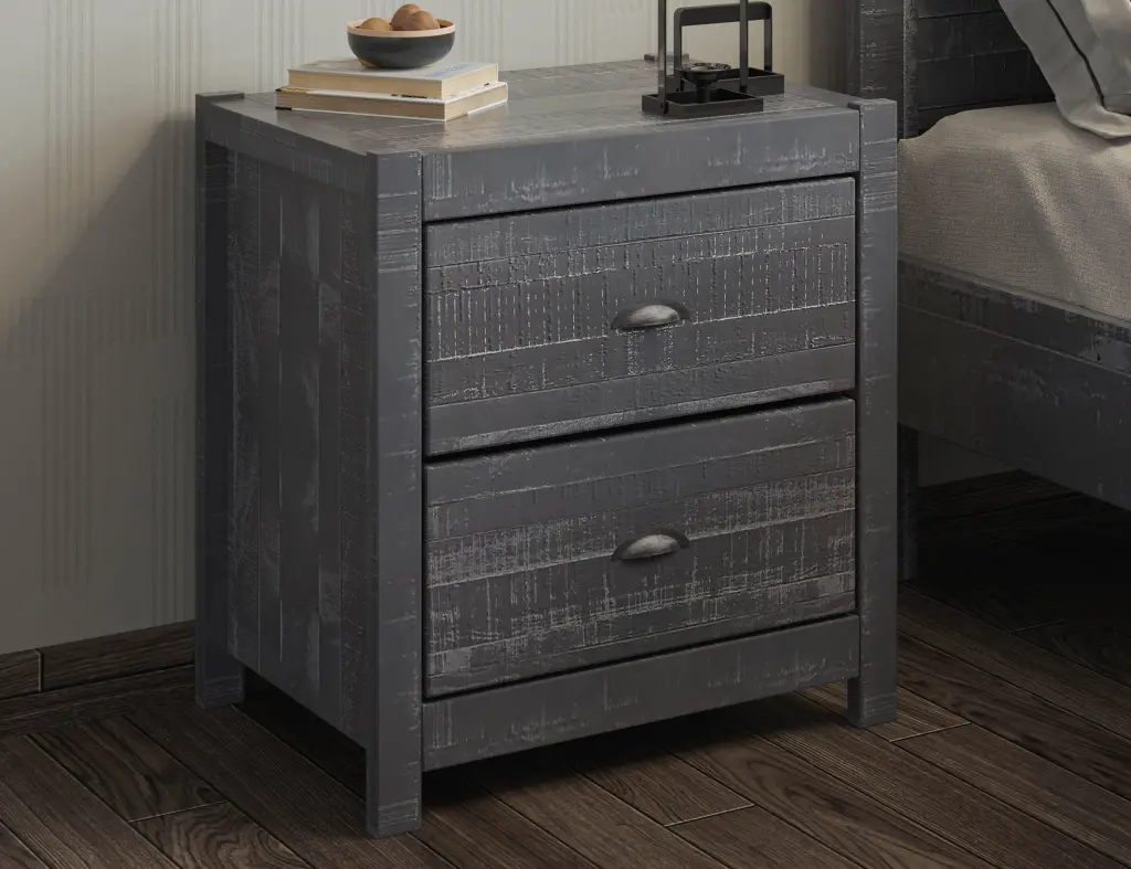 Solid Wood Night Stand Bedside Table Drawers Bedroom brazil sustainable solid wood furniture