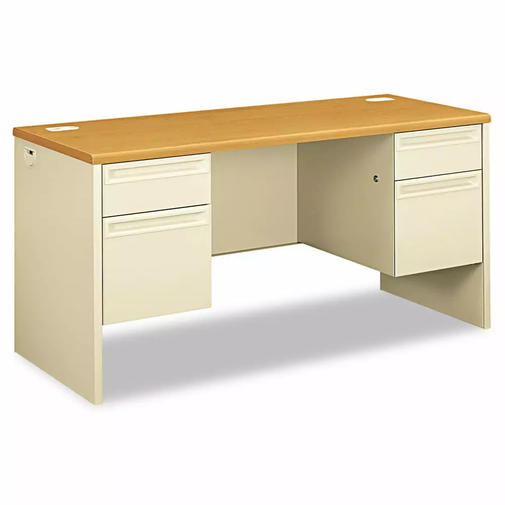 HON 38852CL 38000 Series Kneespace Credenza 60w x 24d x 29-1/2h Harvest Putty