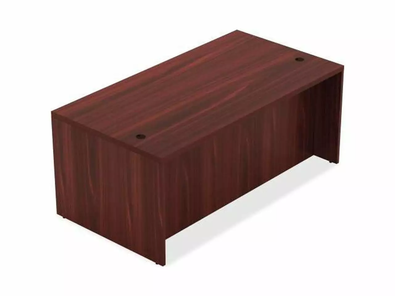 Lorell Top 1-1/2 Credenza 36x72x30 Mahogany 34300 Office Storage Desk