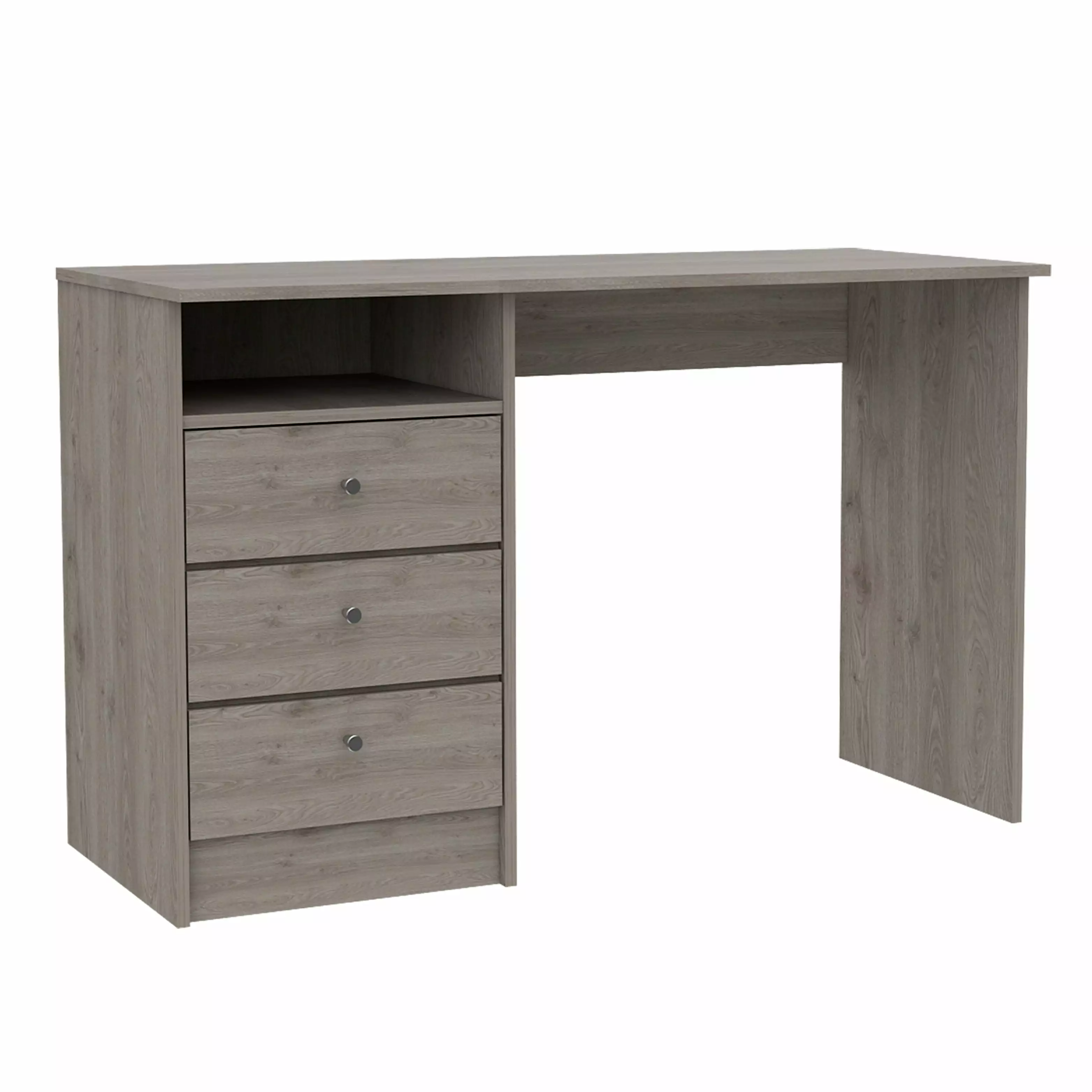 Andalucia 3 Drawer Computer Desk One Shelf - Compact Home Office Desk TUHOME Furniture