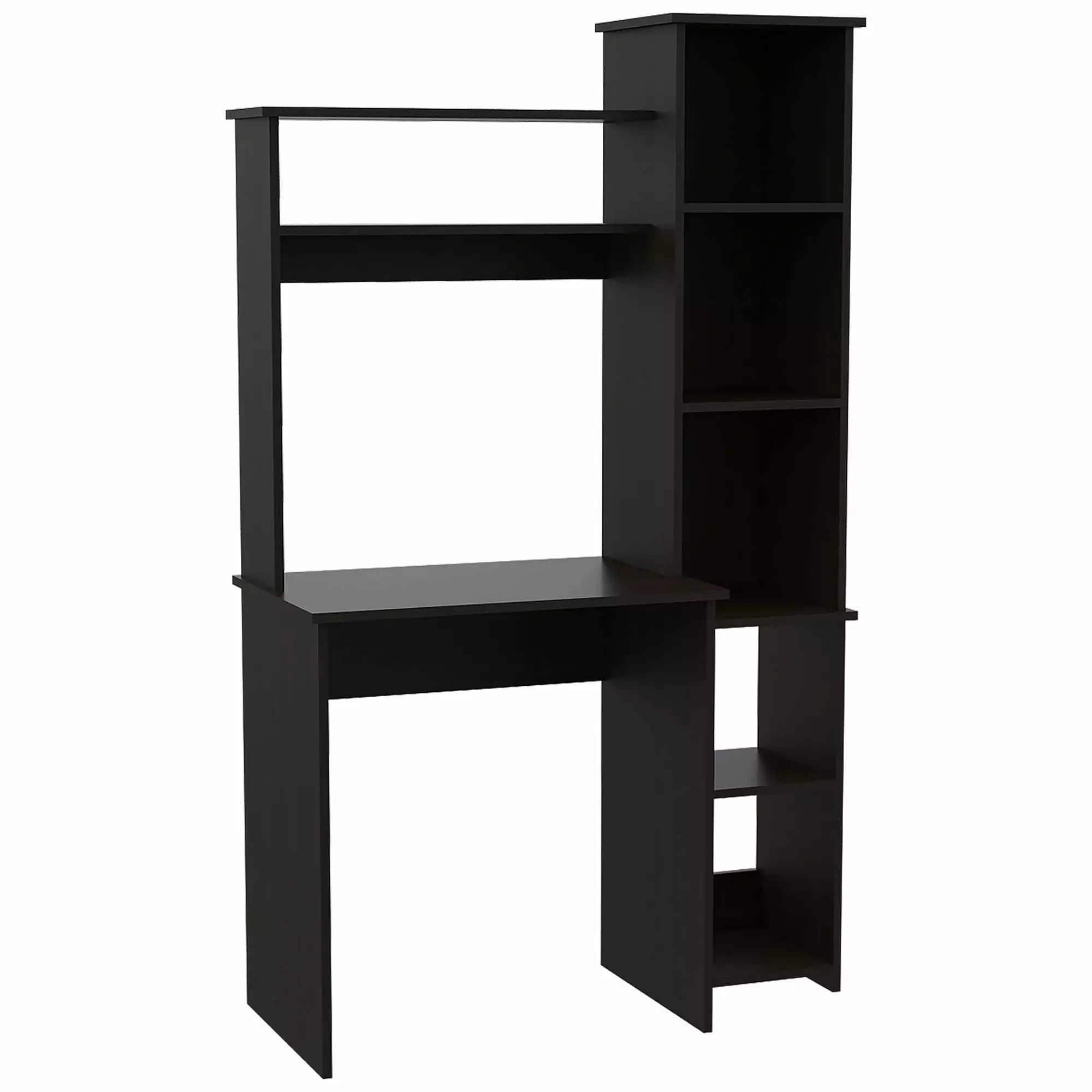 Depot E-Shop DE-ELW3938 Aramis Desk Black Modern Office Desk Depot Eshop