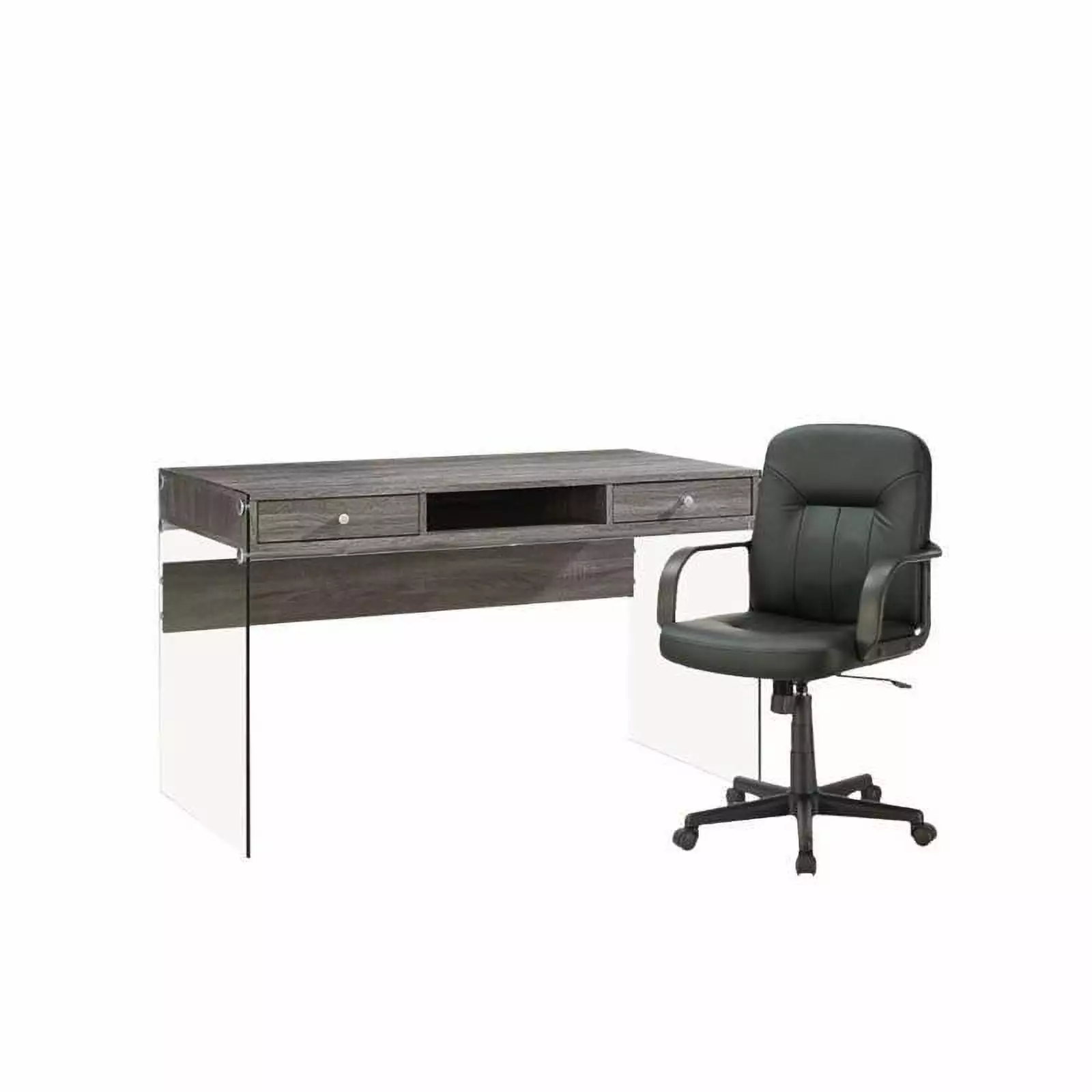 2 Piece Office Set Desk and Chair Complete Home Office Furniture Home Square