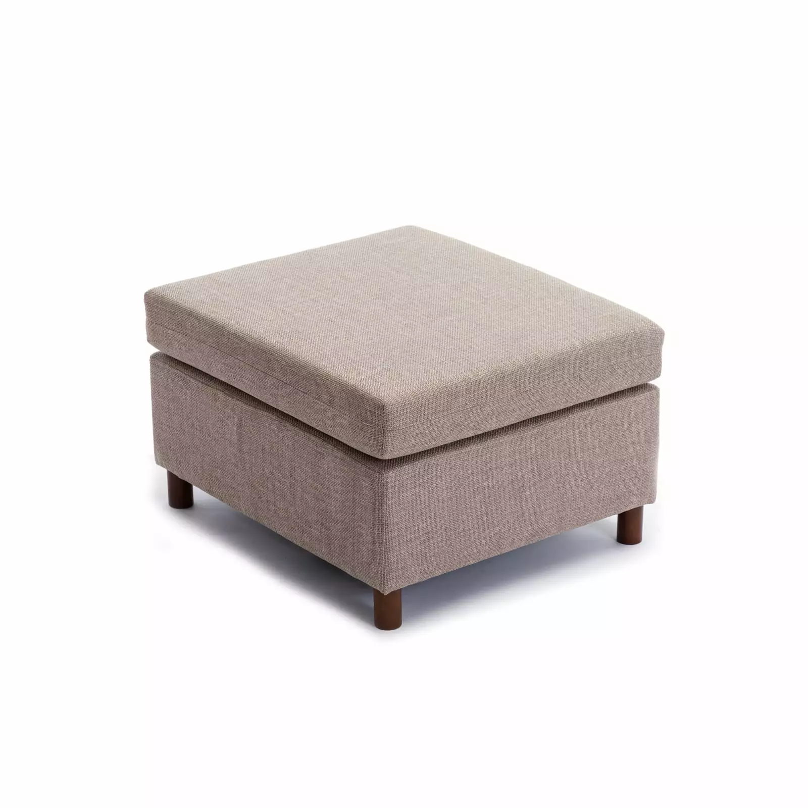 Miekor Furniture Single Movable Ottoman Modular Sectional Sofa Non-Removable Grey Cushion 118806