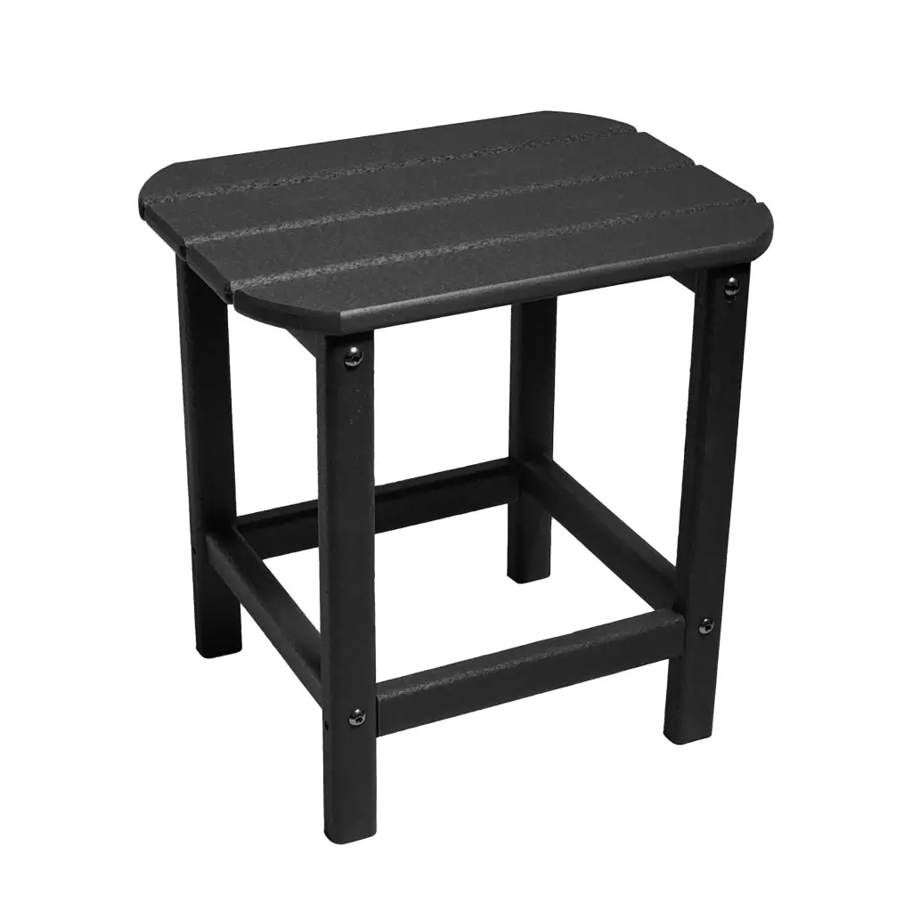 Hdpe Space-saving Side Table Refine Indoor Outdoor Use Ultra Long-lasting redoakcreations