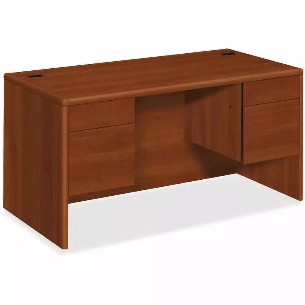 HON 10700 Series Double Pedestal Desk - Durable Office Desk Dual Pedestals