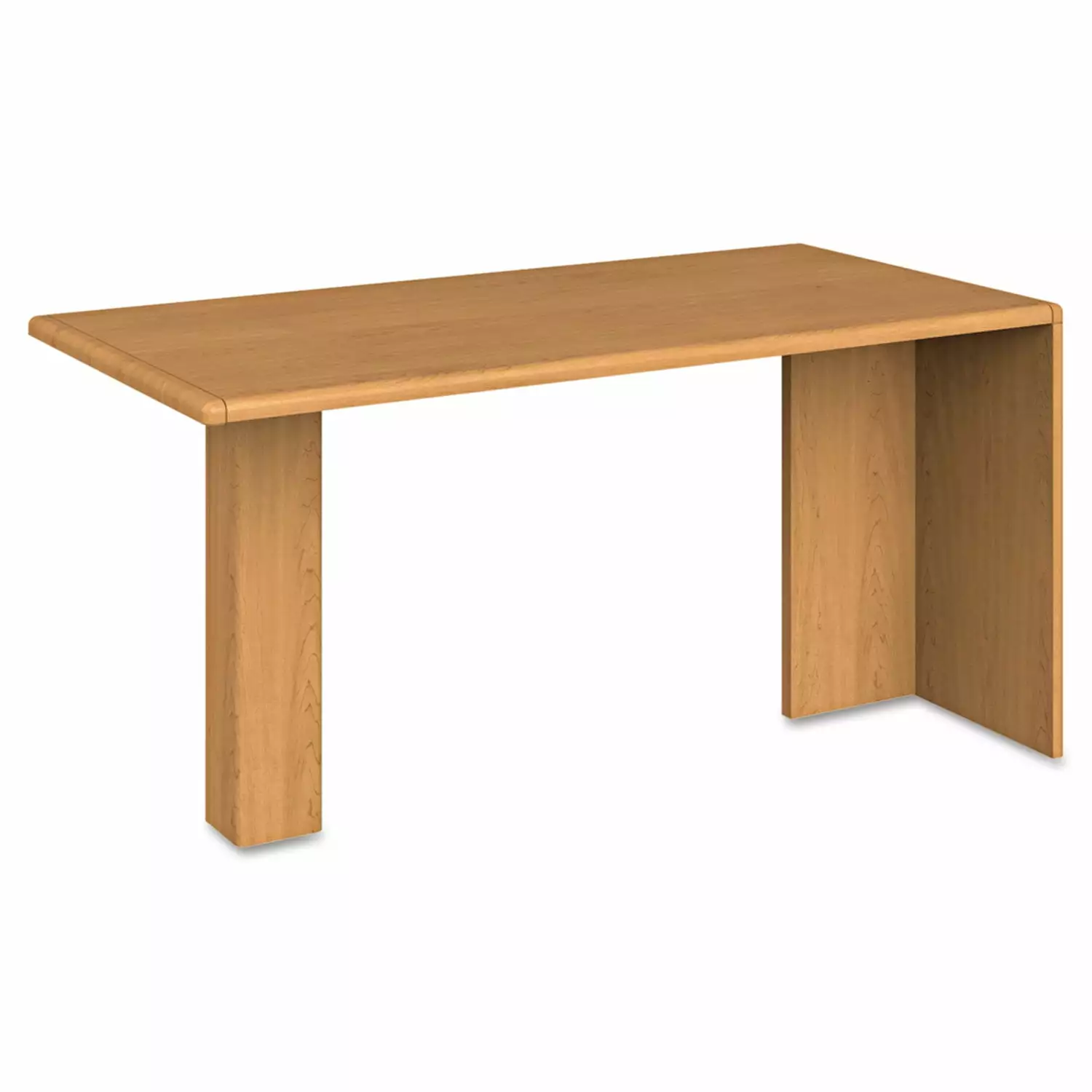 HON 10700 Series Peninsula Desk Wood Support Column 60w x 30d x 29.5h Harvest Finish