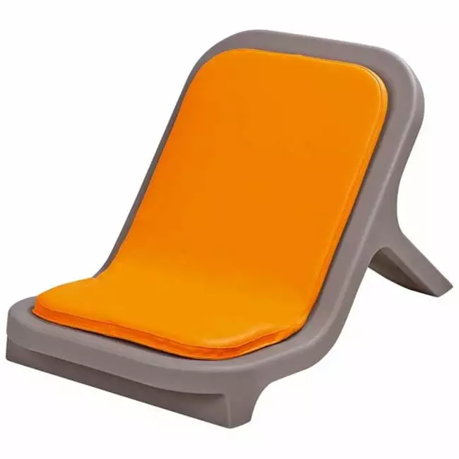 Recliner Comfort Seat Orange Plastic PlayThing