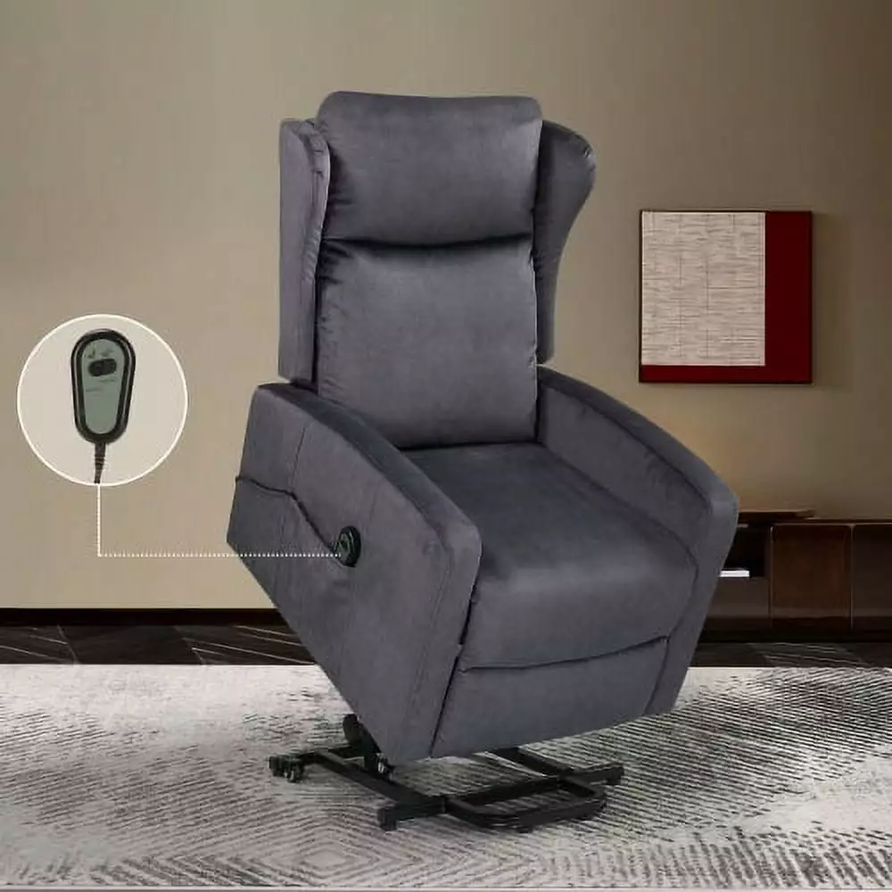 Power Lift Recliner Chair Remote Control - Adjustable Modern Lift Recliner Sofa Back, Lumbar, and Legs Support - Technical...